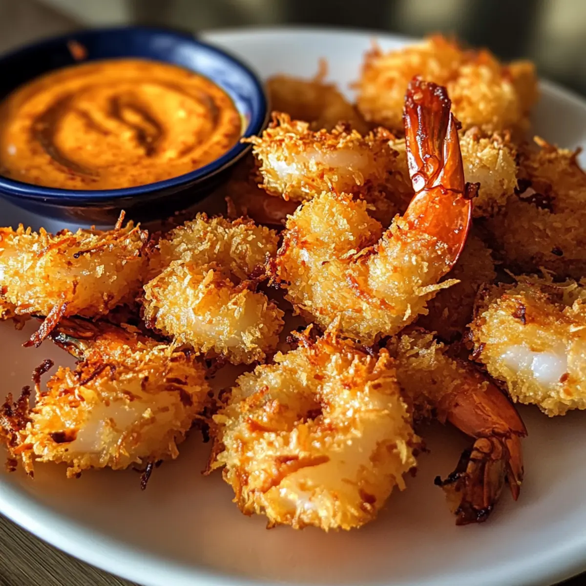 Kokosnussgarnele mit süßem Chili-Dip