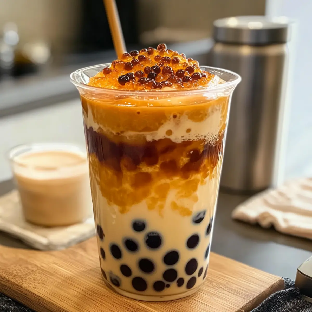 Crème Brûlée Bubble Tea für Genießer zu Hause