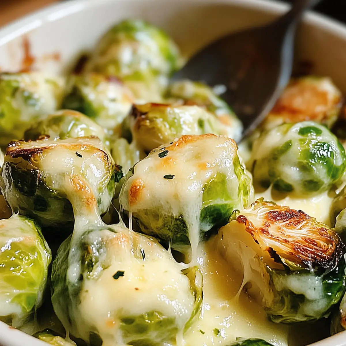 Cremige gebackene Rosenkohl für den perfekten Genuss