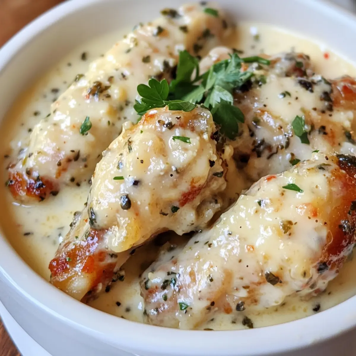 Knoblauch Parmesan Sauce in 5 Minuten zubereiten