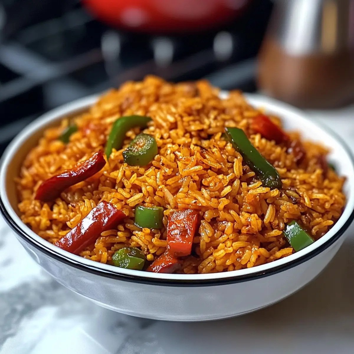 Ghanaisches Jollof-Reis: Ein Fest für den Gaumen