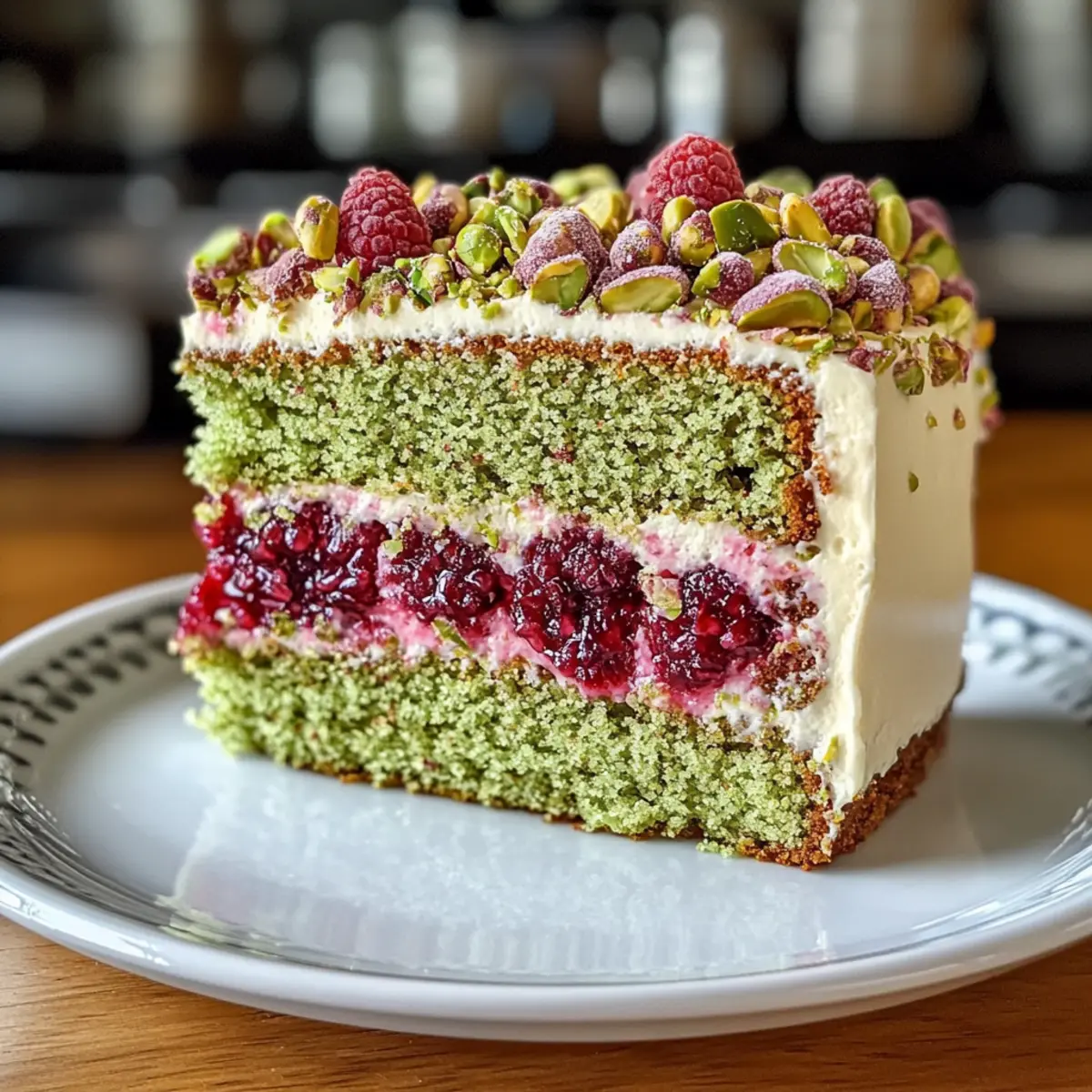 Himmlische Pistazien-Himbeertorte für Genießer