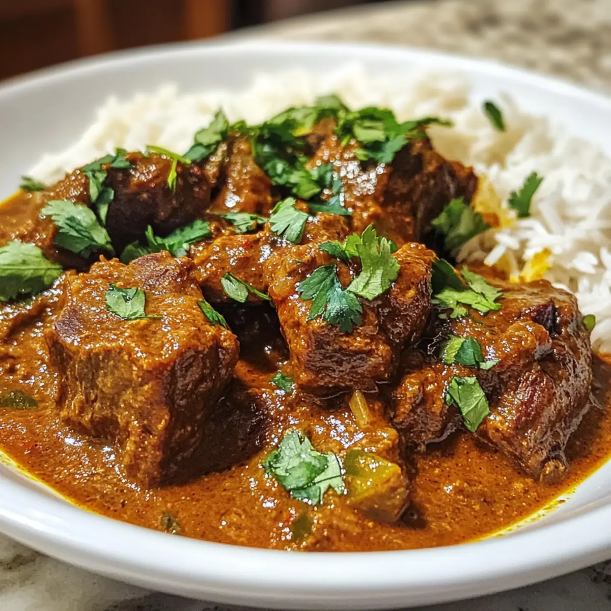 Indisches Rindfleisch-Curry im Slow Cooker genießen