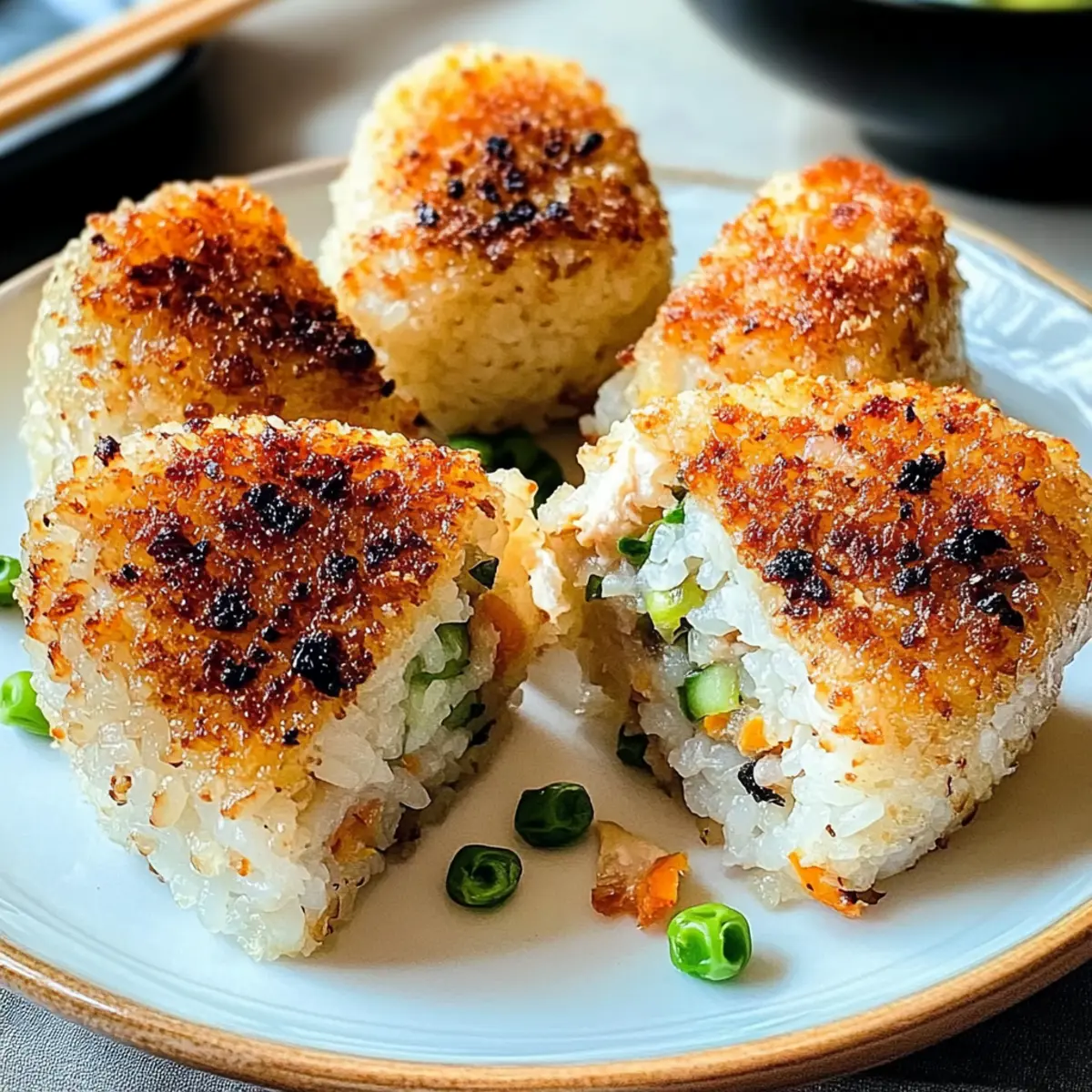 Gegrillte Reisbällchen einfach selbst gemacht