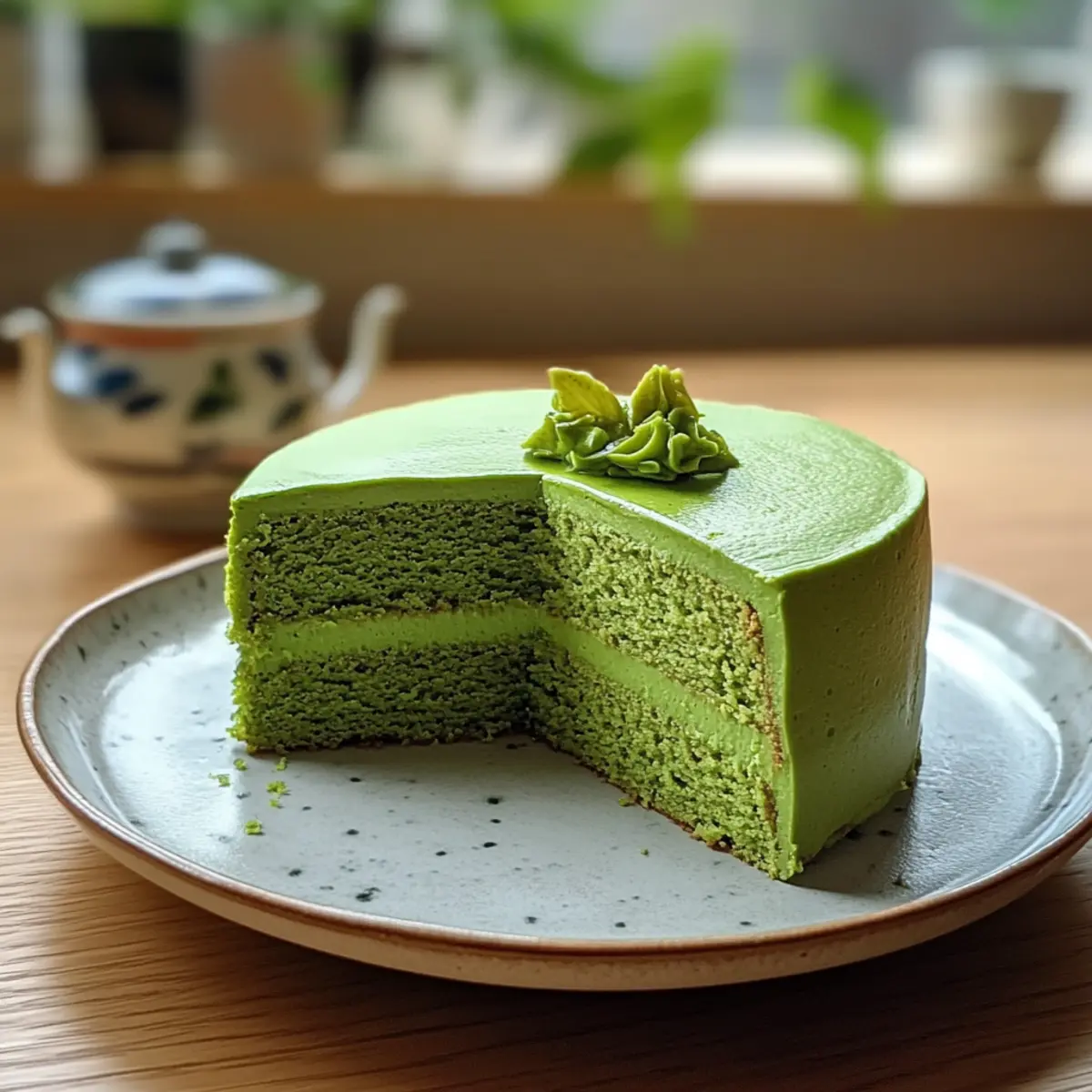 Leckerer Matcha-Kuchen für jeden Anlass