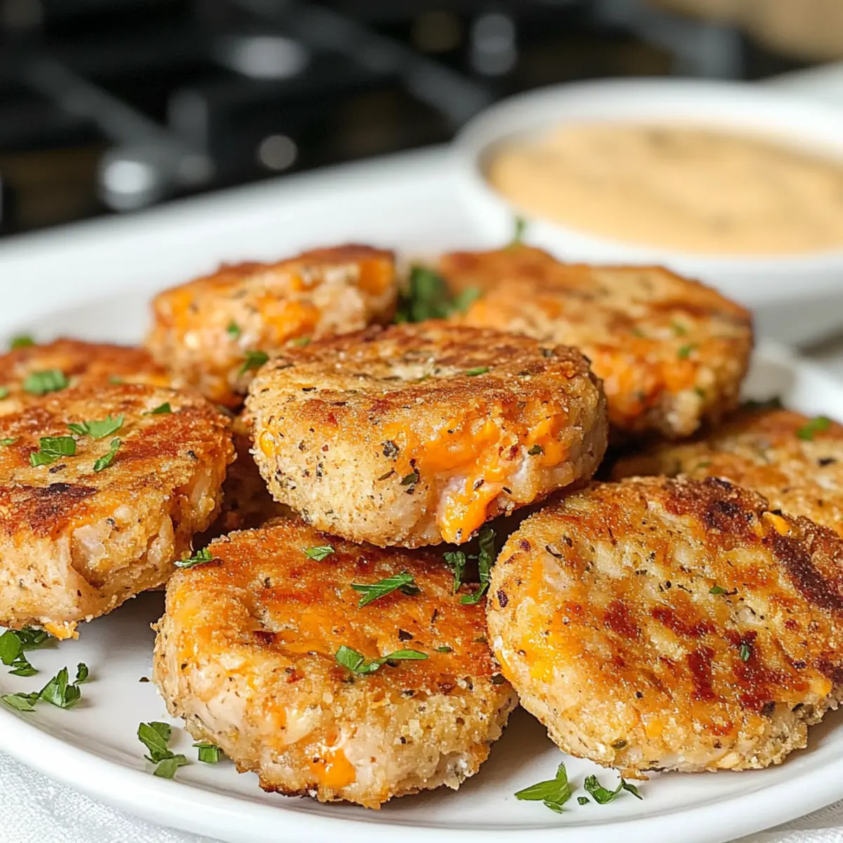 Keto Heißluftfritteuse Thunfischbissen ganz einfach