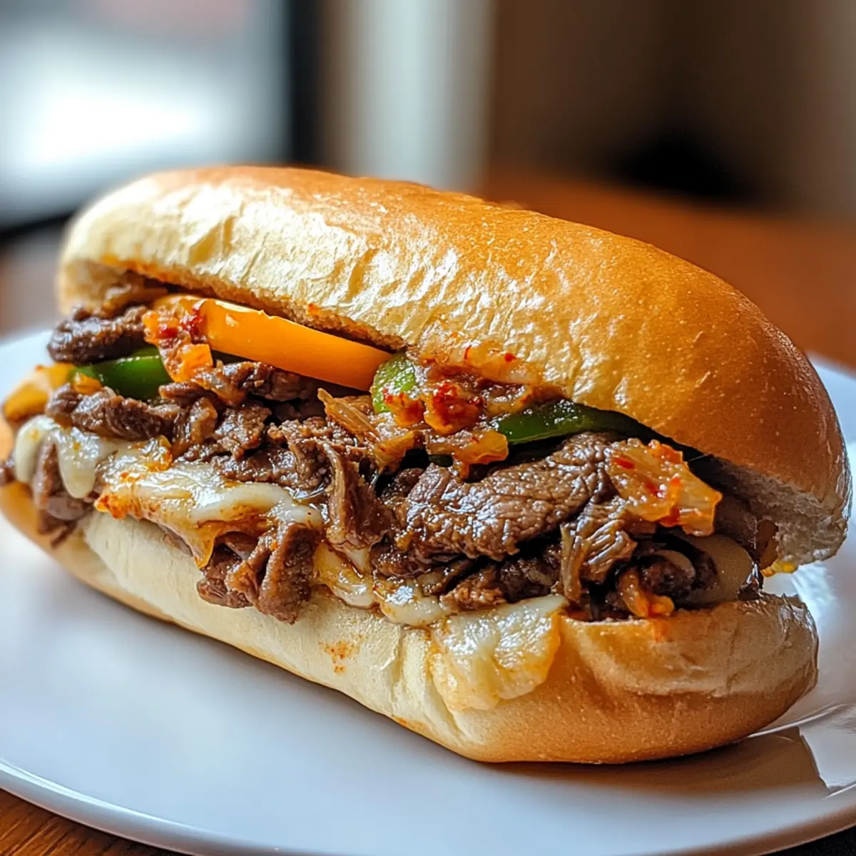 Kimchi Bulgogi Cheesesteak für den perfekten Genuss