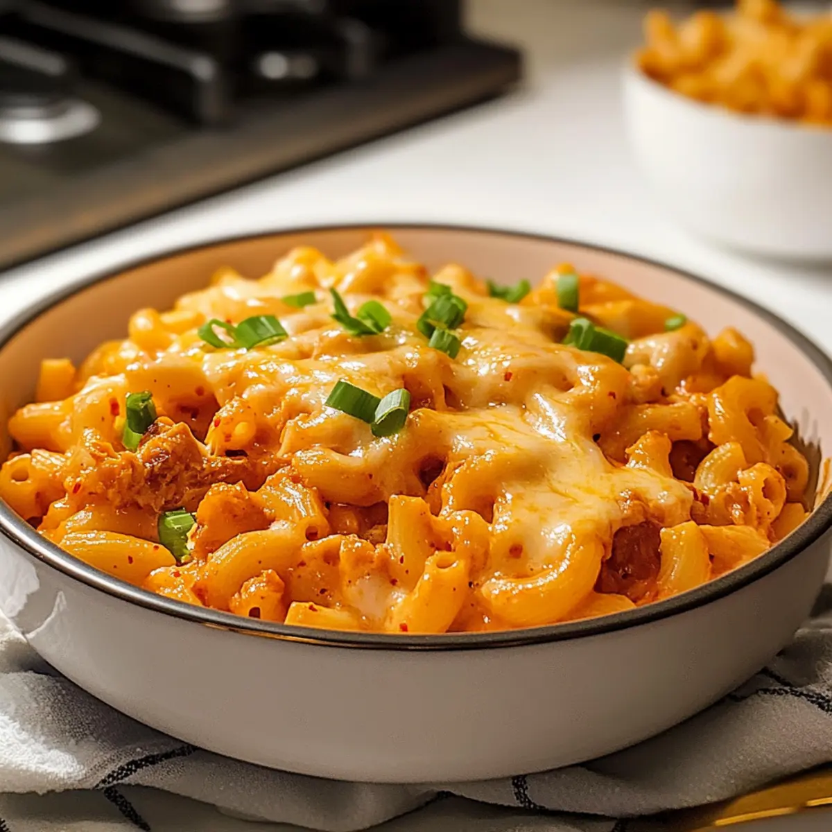 Kimchi Makkaroni und Käse: Der würzige Klassiker