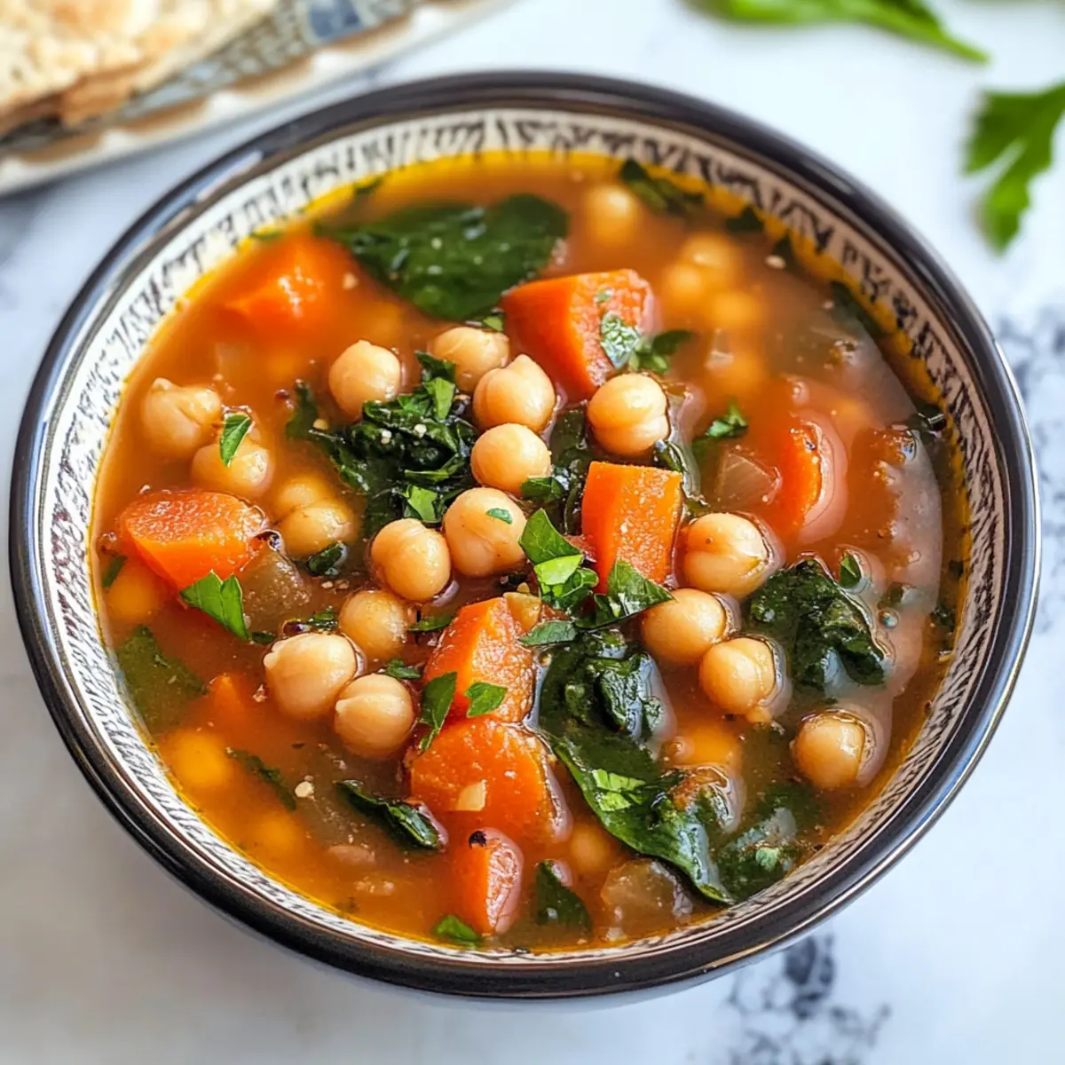 Mittelmeer-Suppe: Schnelles, veganes Rezept genießen