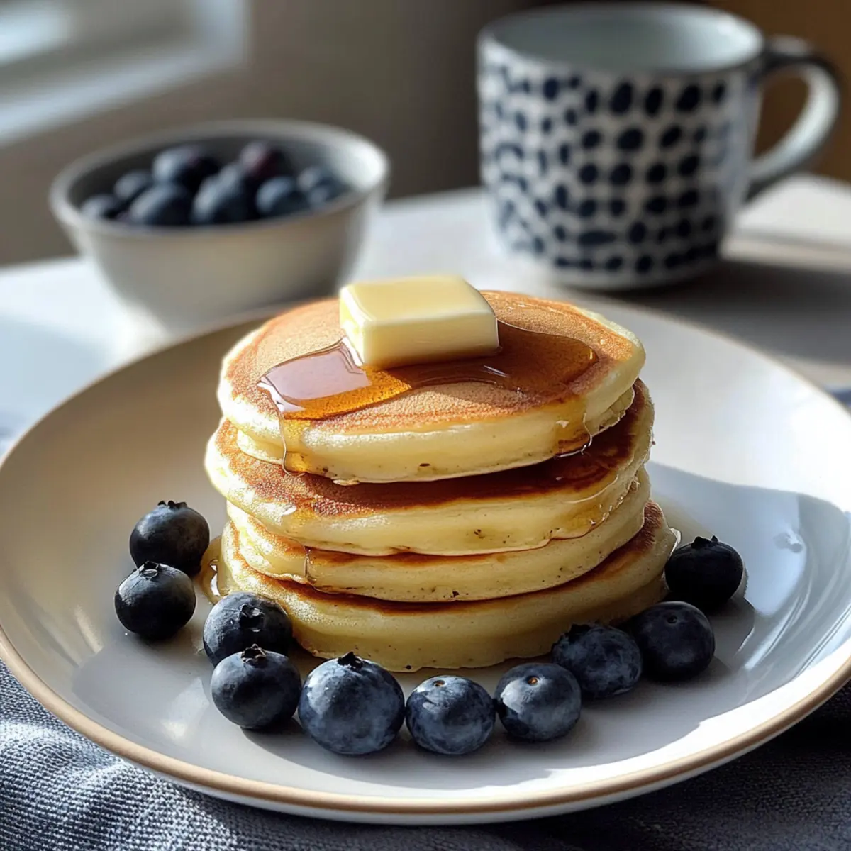 Mochi-Pfannkuchen mit einzigartiger Textur