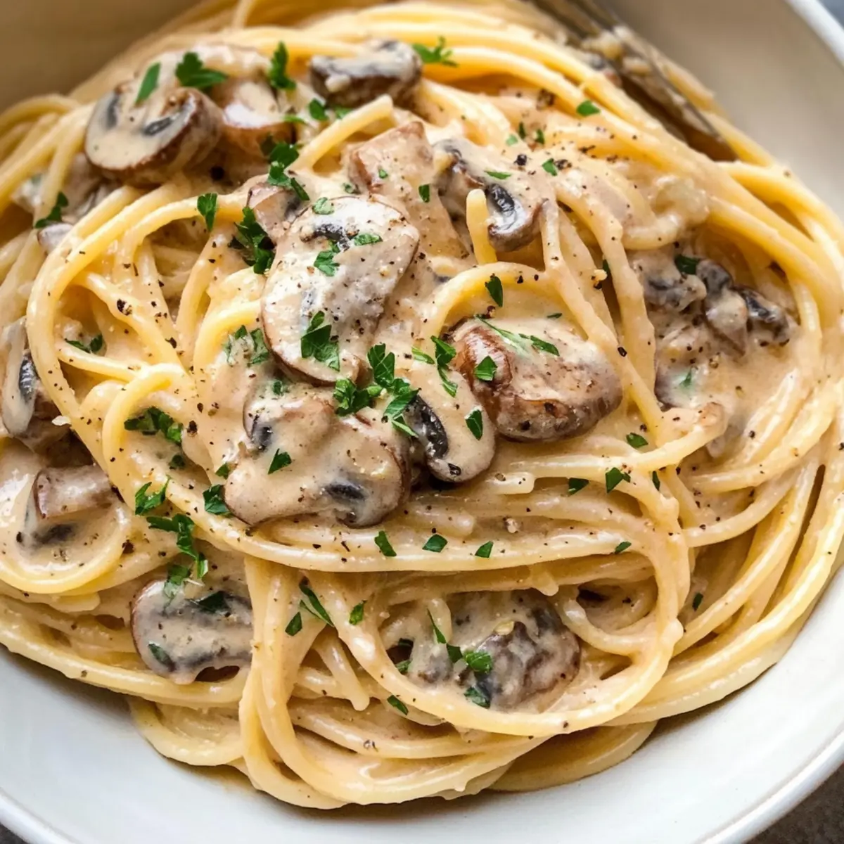 Pilzcreme-Sauce Pasta in nur 30 Minuten zaubern