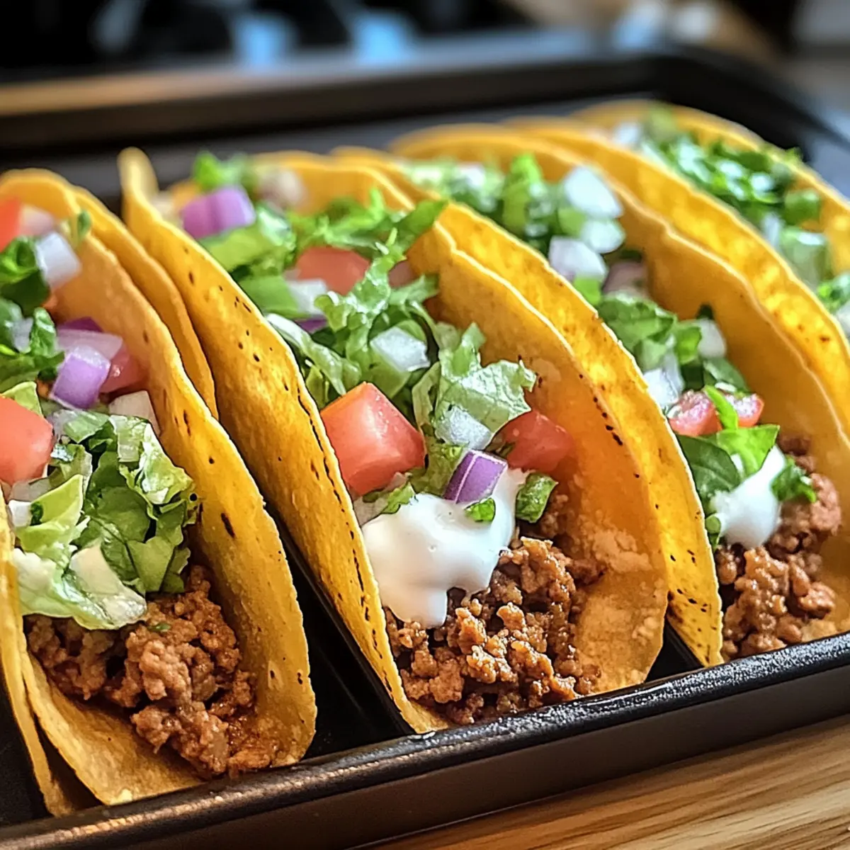 Backofen-gebackene Käse-Tacos: Einfach und Lecker