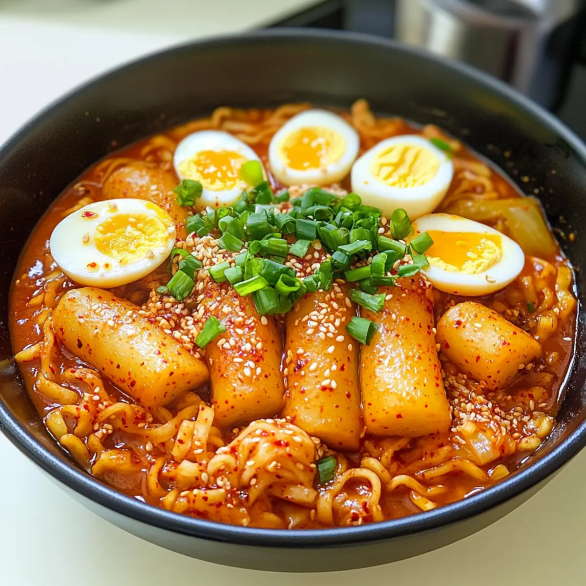 Rabokki – Schnelle Ramen mit Tteokbokki