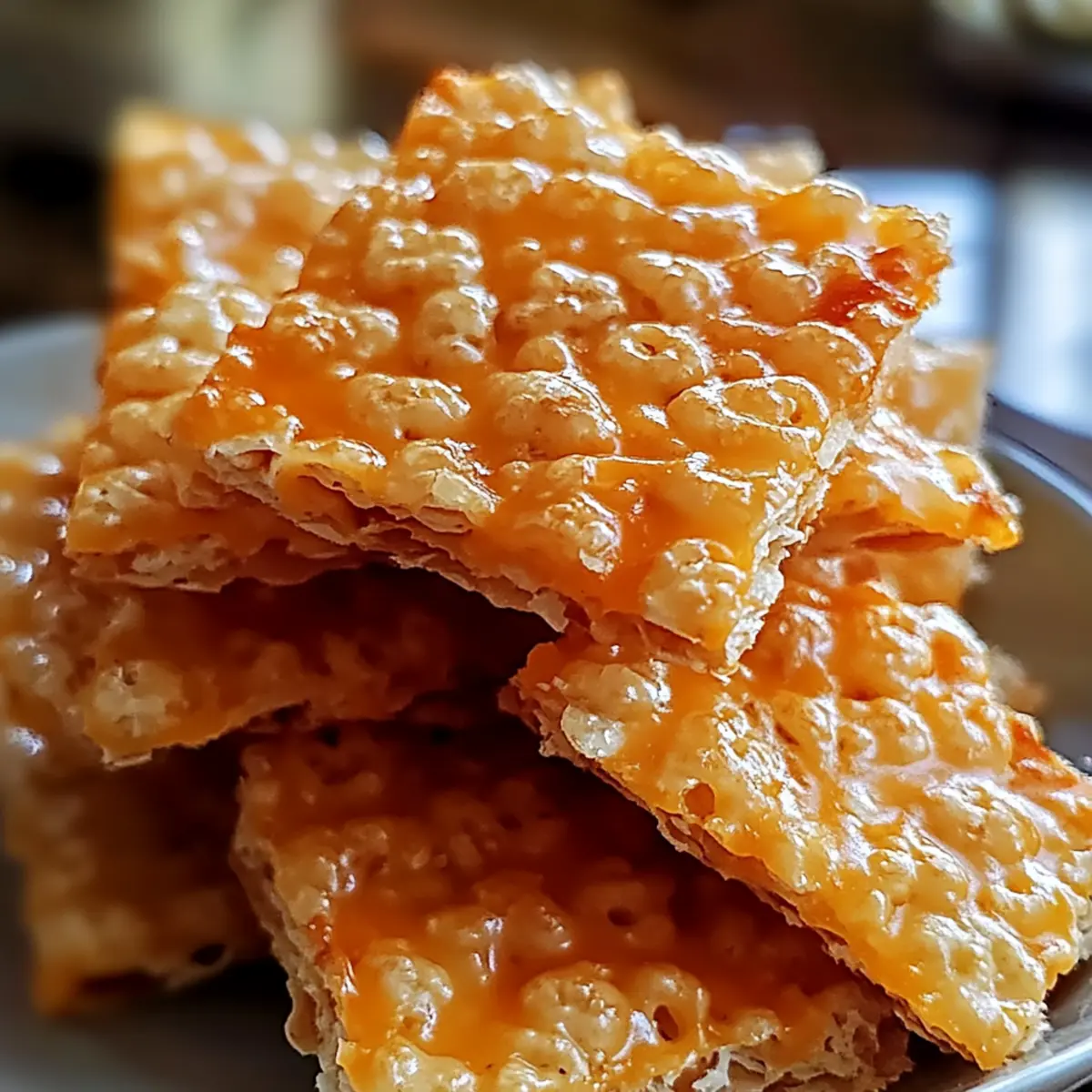 Rice Krispie Cheddar Cracker: Lecker und Knusprig