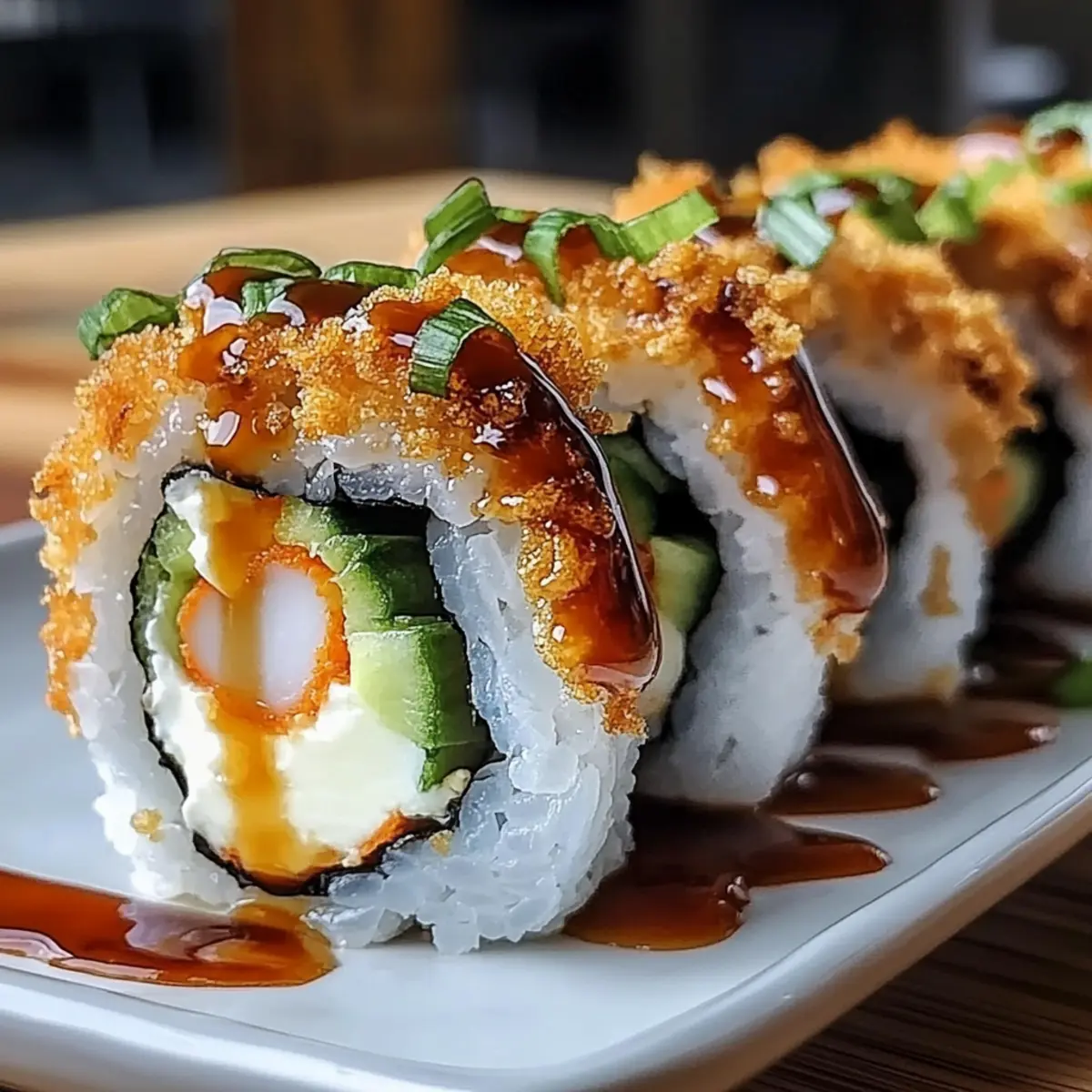 Garnelen-Tempura-Rolle: Perfekte Sushi-Genüsse zuhause