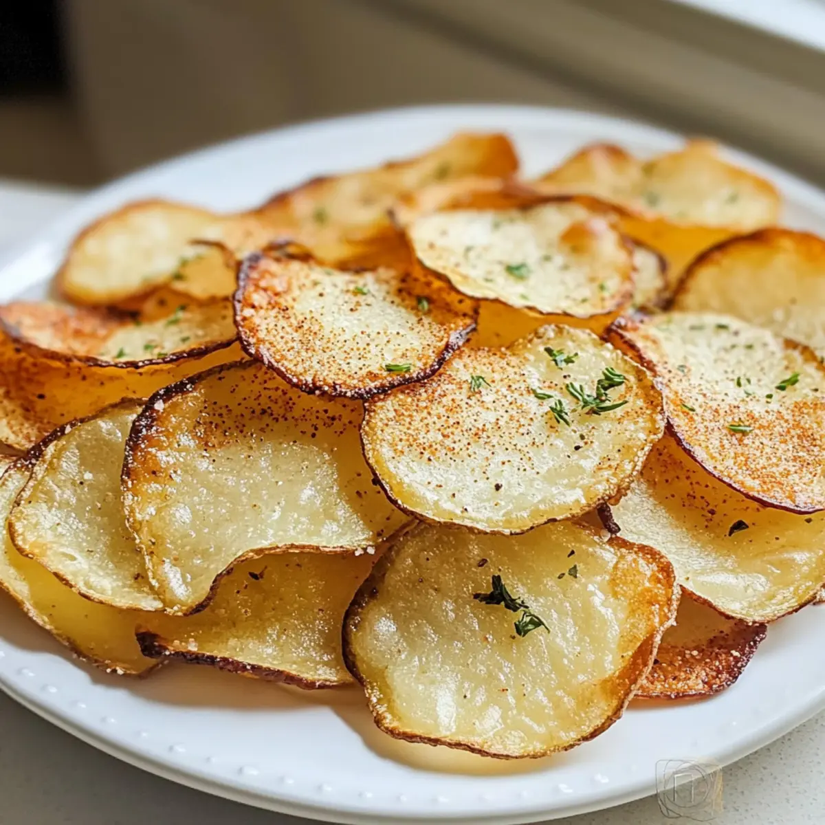 Sauerrahm & Zwiebel Kartoffelchips ganz einfach selbst gemacht