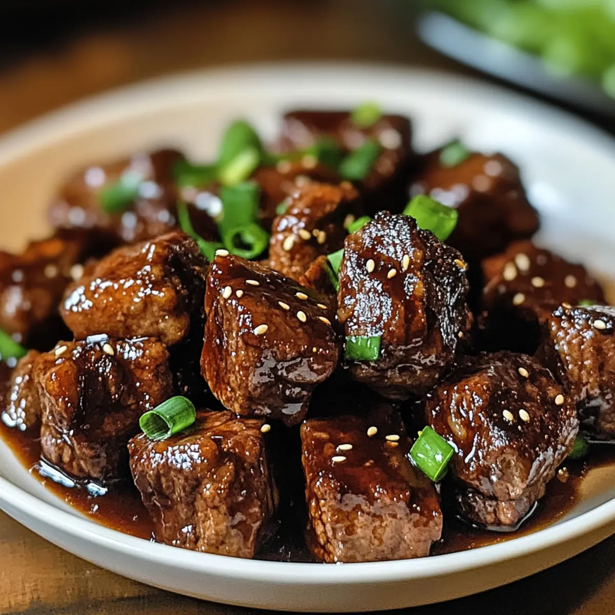 Süße und klebrige Steakhäppchen im Handumdrehen