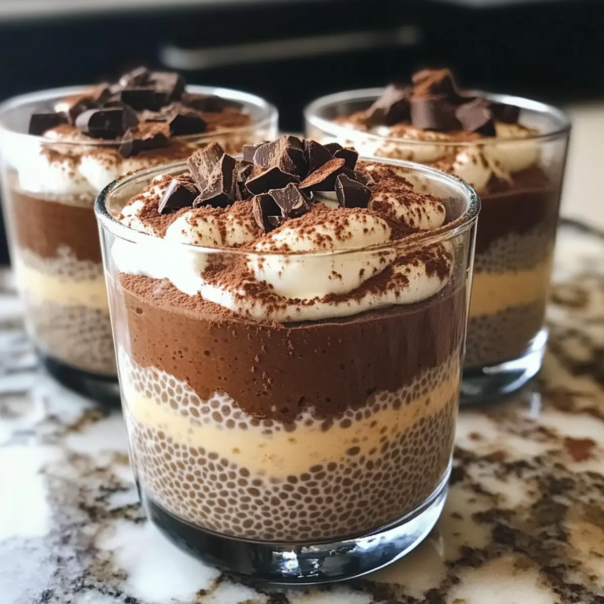 Tiramisu Chia Pudding für den süßen Genuss