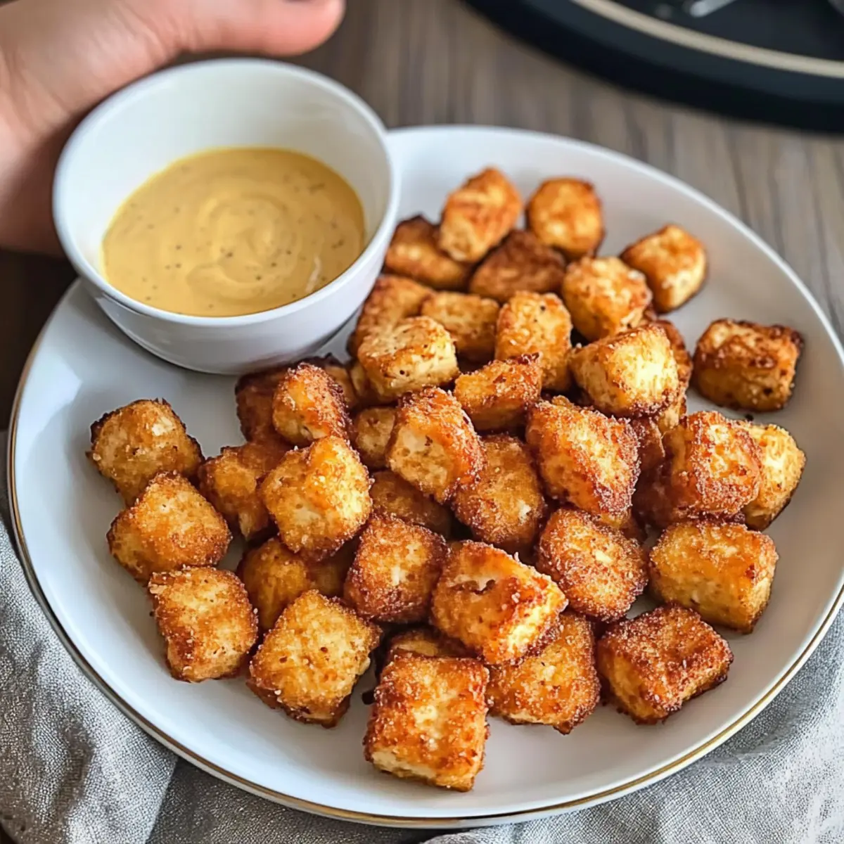 Vegane Chick-fil-A Stil Tofu Nuggets super knusprig