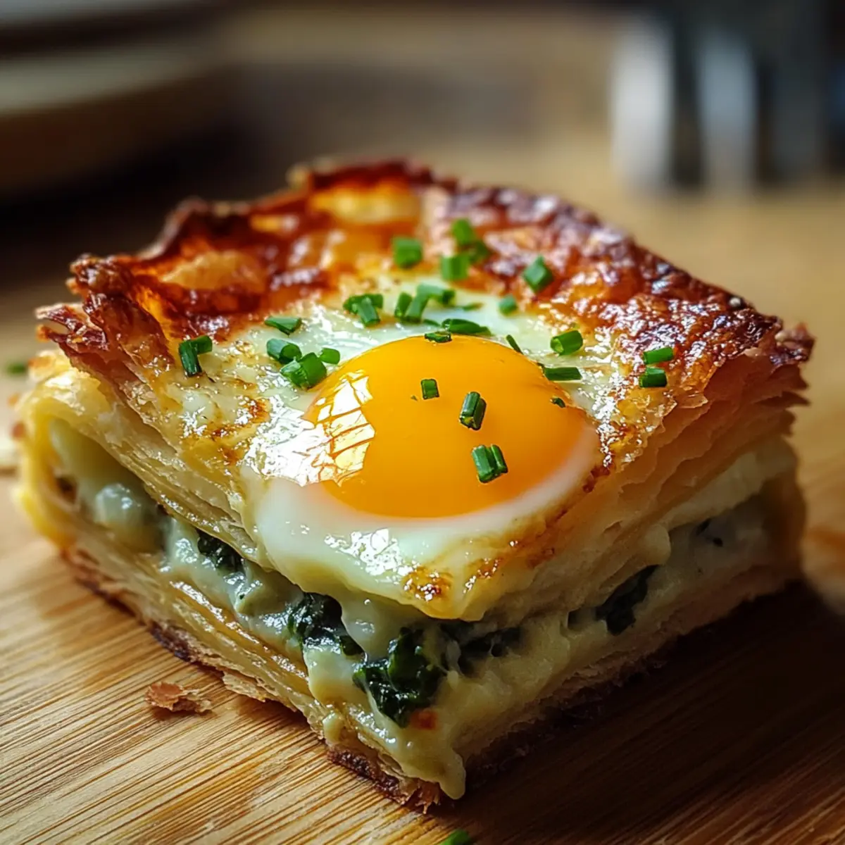 Gebackene Eier Napoleon: Ein Brunch-Träumchen