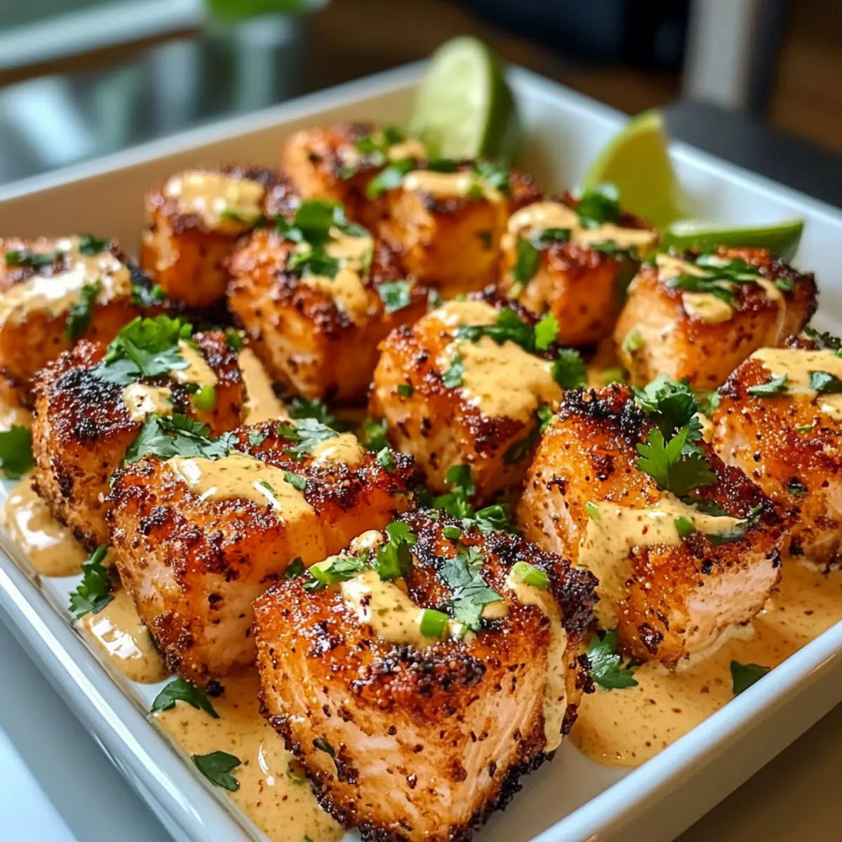 Bang Bang Lachs Bissen – Schnelle und köstliche Fitnessbites