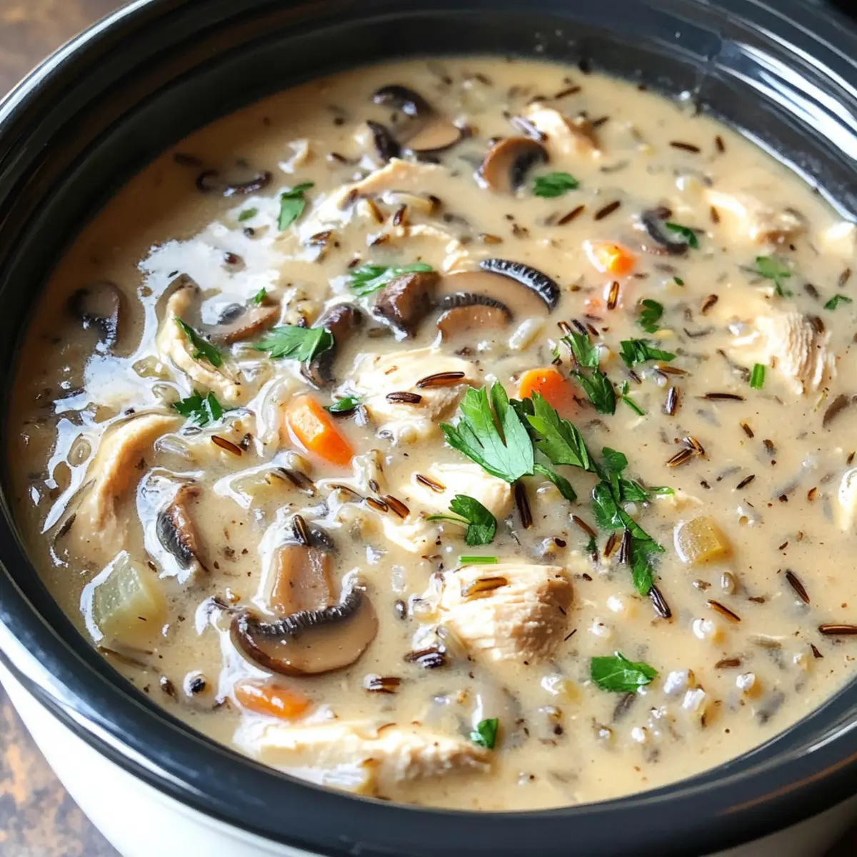 Hühnchen und Wildreisuppe für perfekte Gemütlichkeit