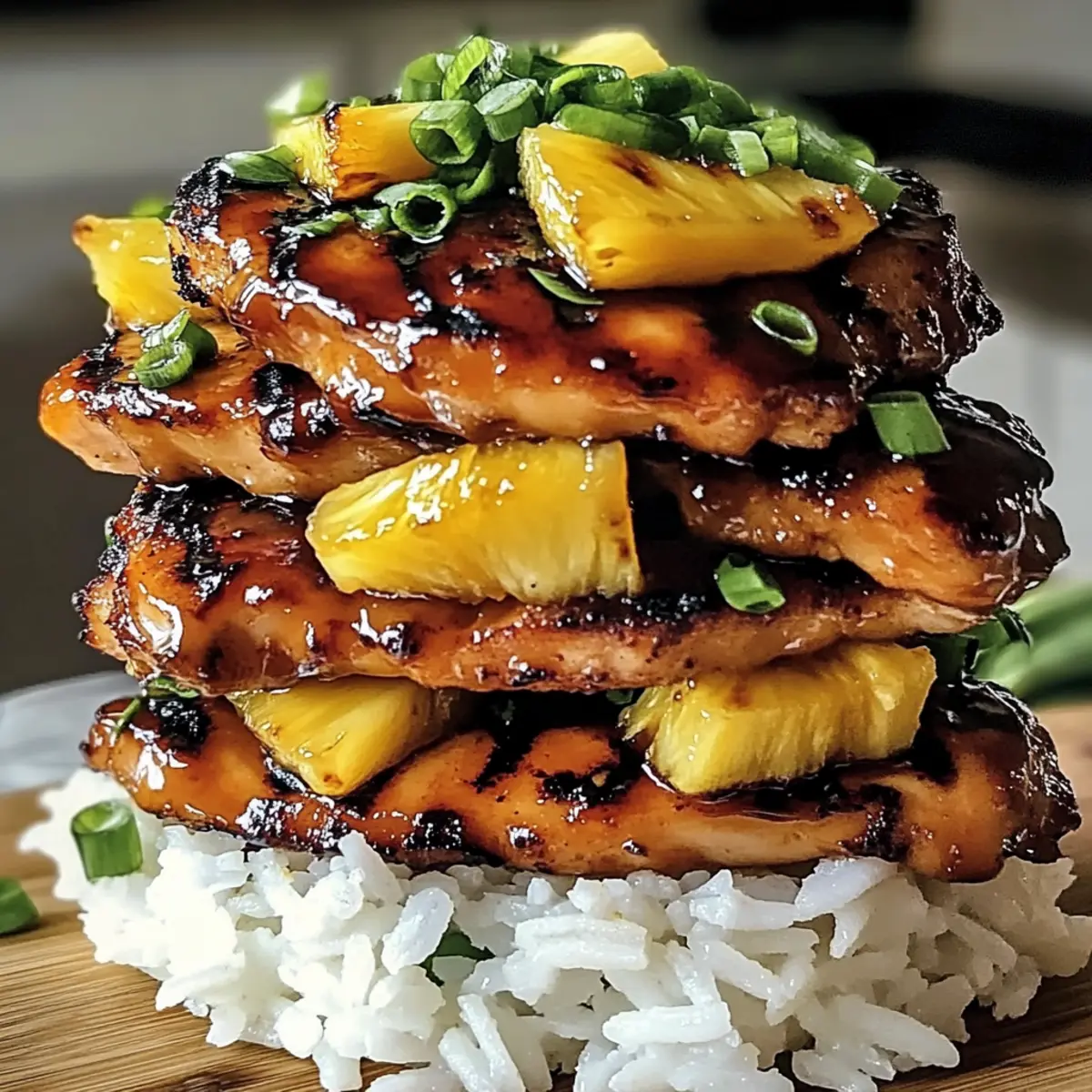 Huli Huli Hähnchen Stapel: Tropischer Genuss für Zuhaus