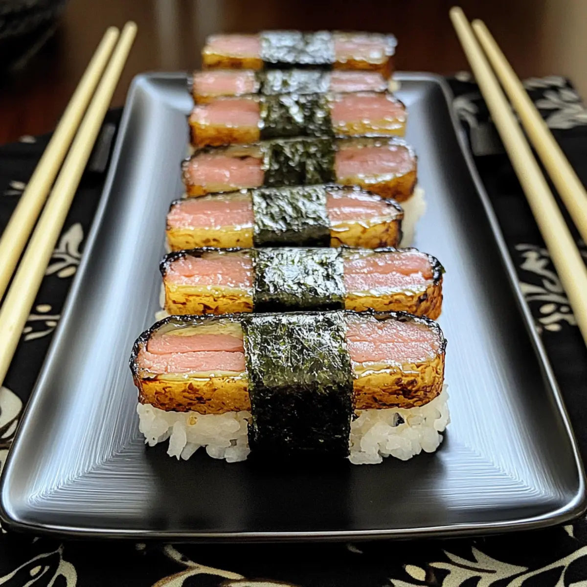Hawaiian SPAM Musubi selbst gemacht mit Liebe