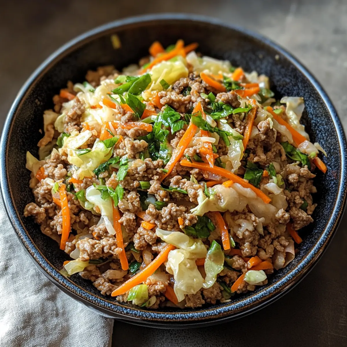 Keto-Eirolle in einer Schüssel: Ein schnelles Genussrezept