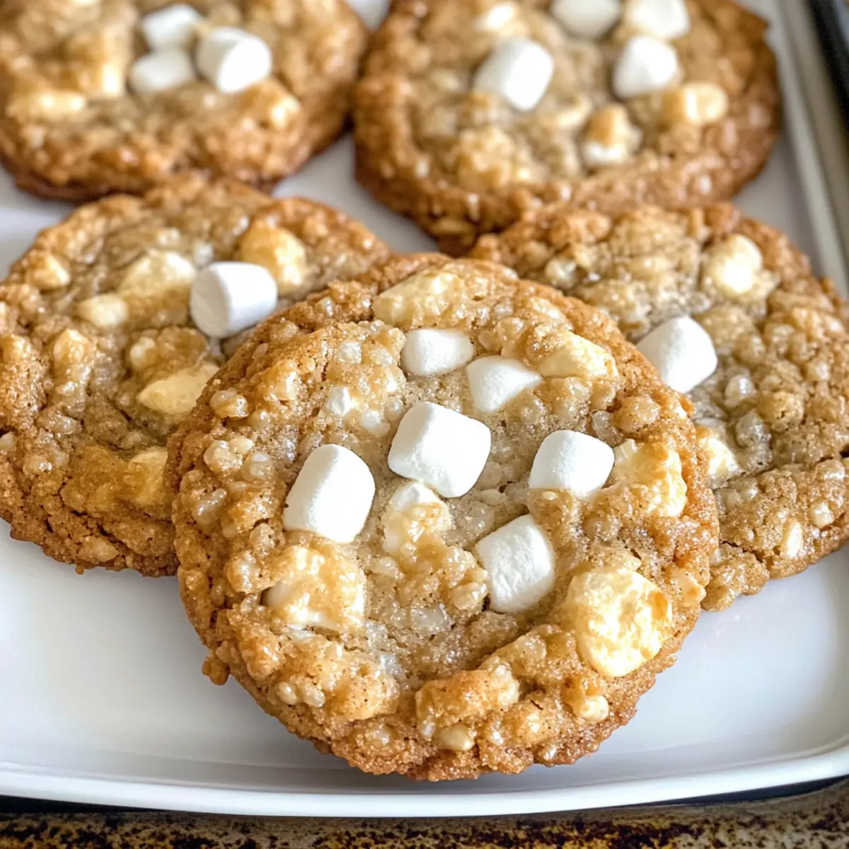 Marshmallow Crispy Kekse - Schnell und Lecker
