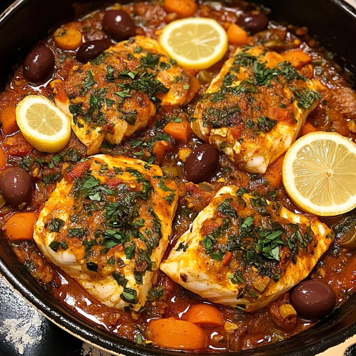 Marokkanischer Fisch-Tagine mit Ingwer und Safran geniessen