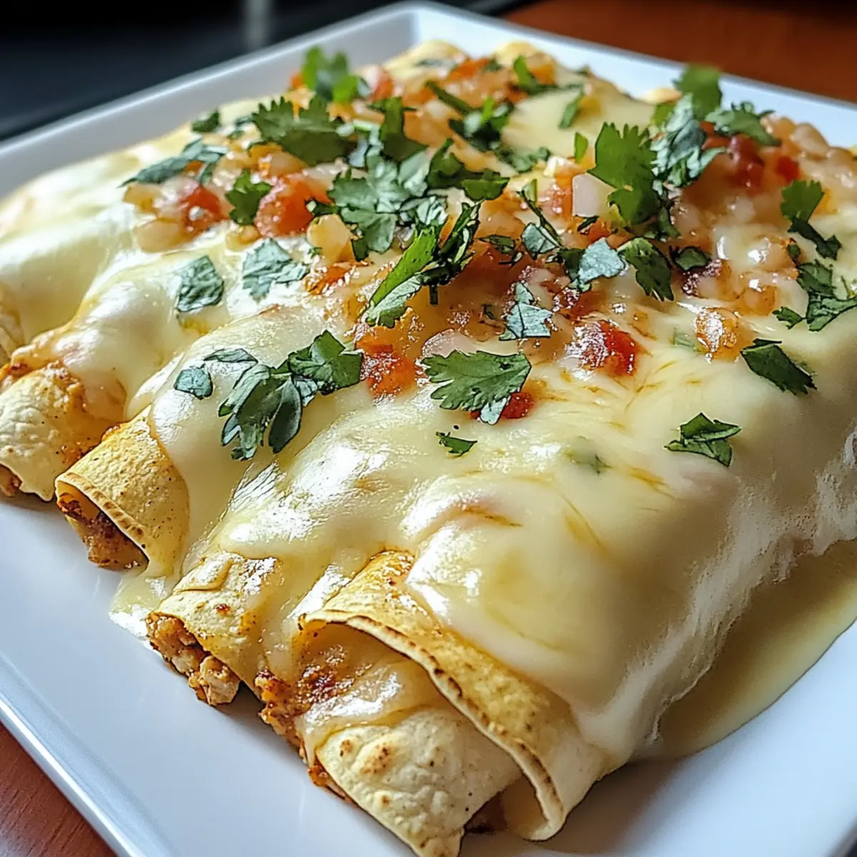 Käsehühnchen-Enchiladas: Schnelle Familienliebe