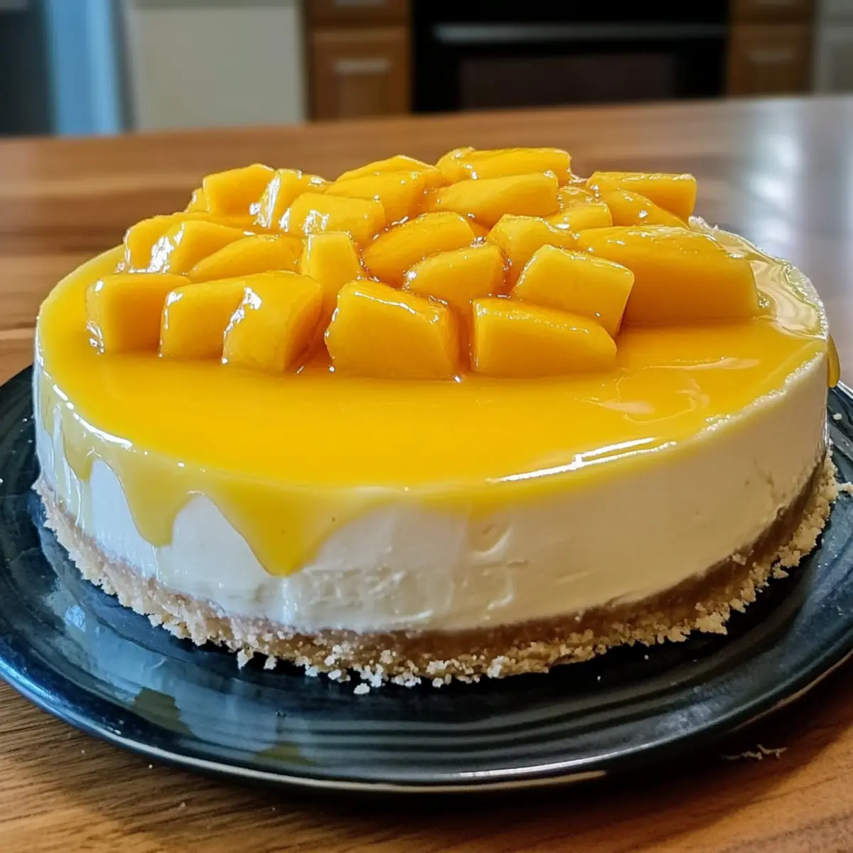 Tropischer Mango-Käsekuchen im Handumdrehen