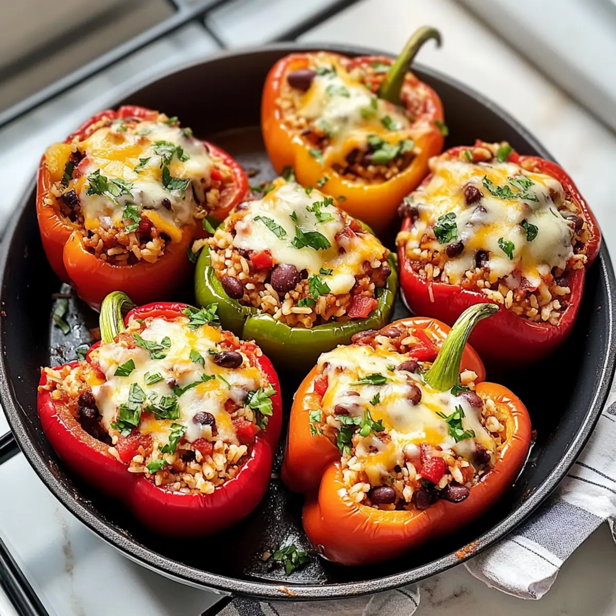 Vegetarische gefüllte Paprika: Lecker und Gesund