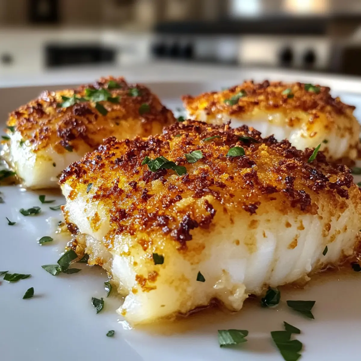 Luftfritteusen-Parmesan-Crusted-Kabeljau leicht gemacht