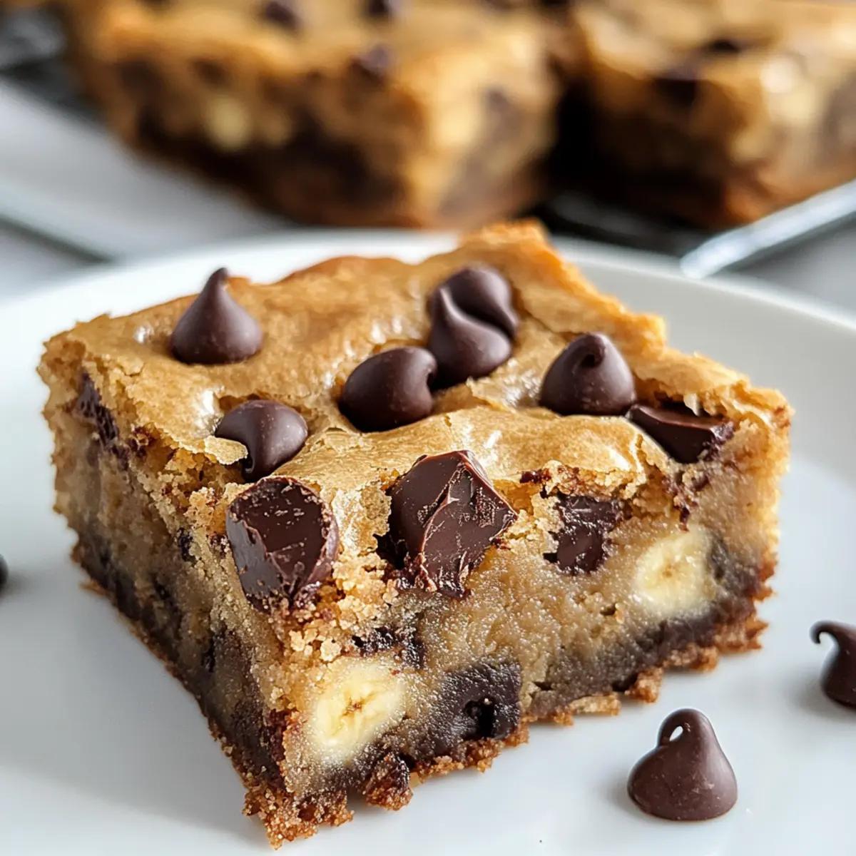 Bananen-Schokoladenstückchen-Riegel für jeden Anlass