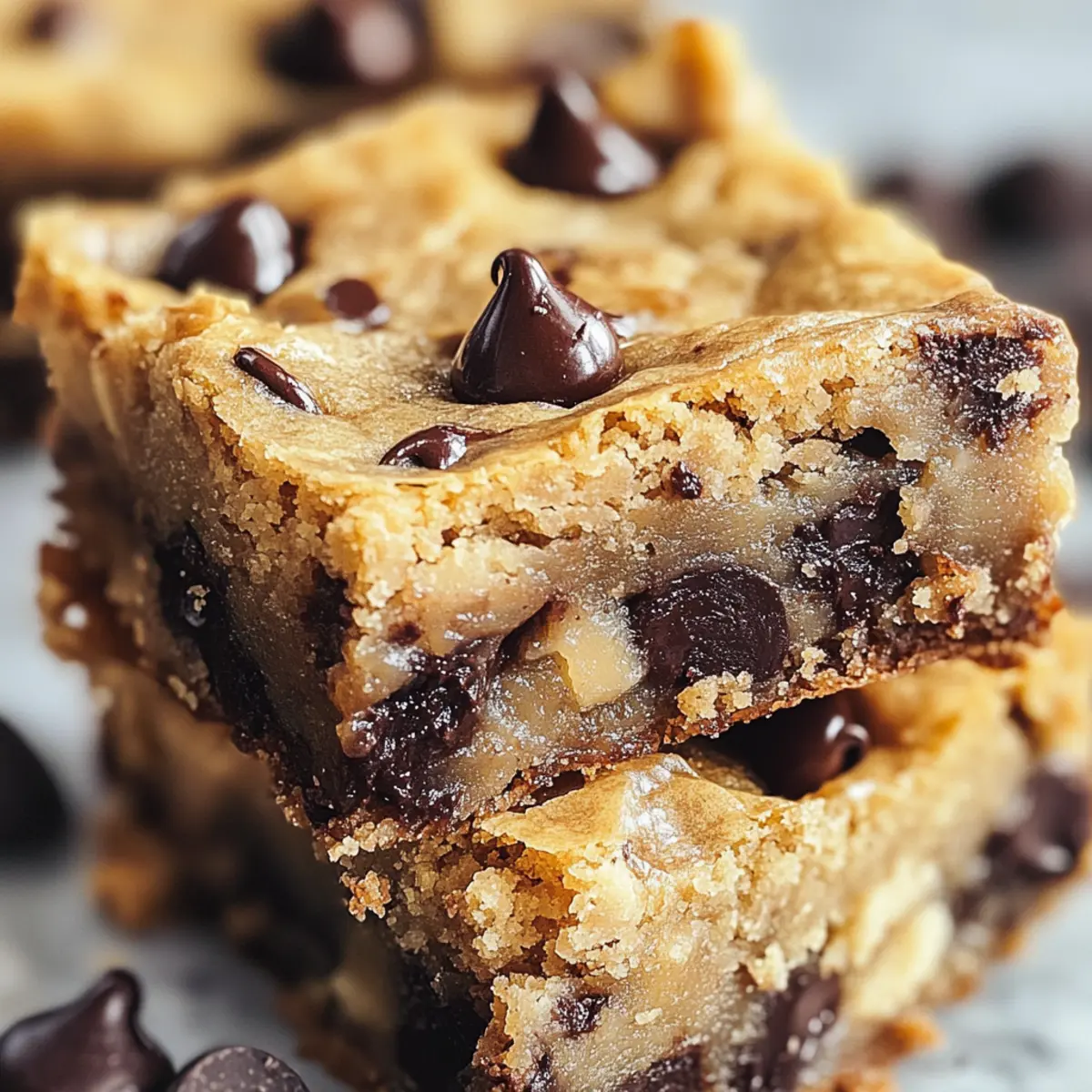 Bananen-Schokoladenstückchen-Riegel mit Liebe gebacken