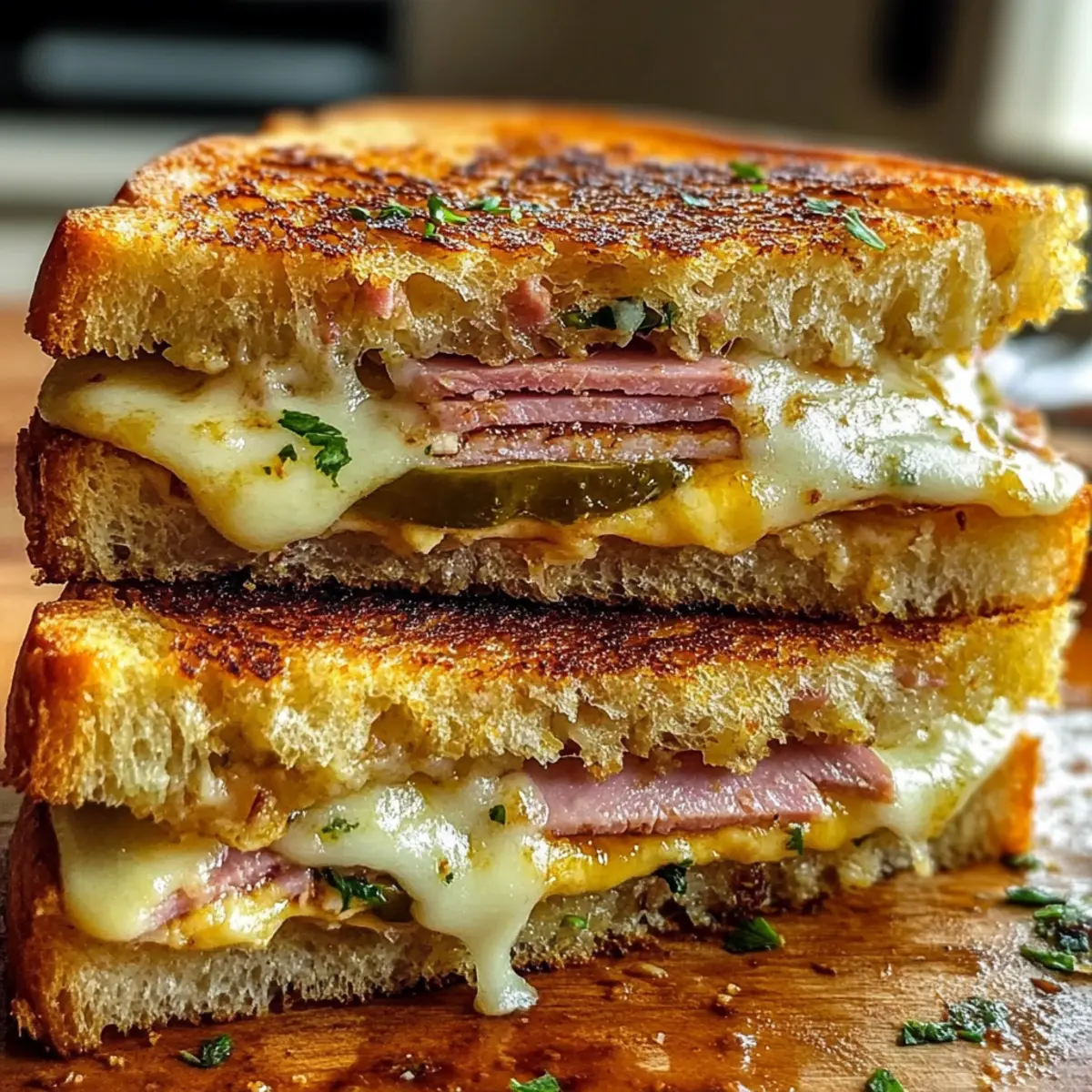 Bold und Buttrige Kubanische Knoblauchbrot-Sandwiches