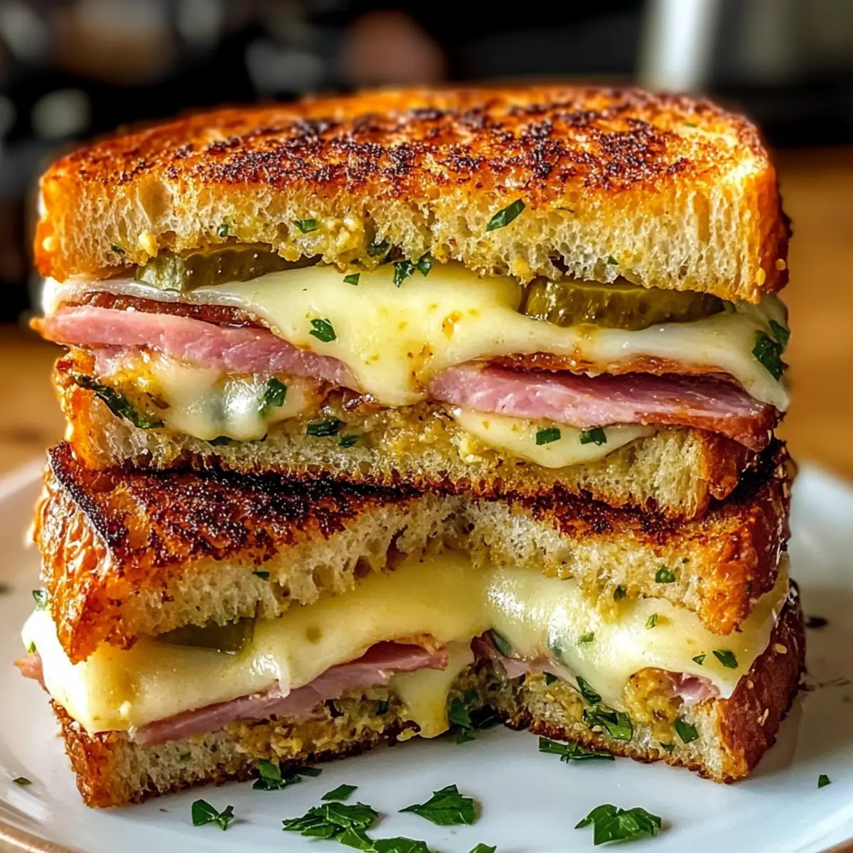 Köstliche Bold & Buttery Kubanische Knoblauchbrot-Sandwiches