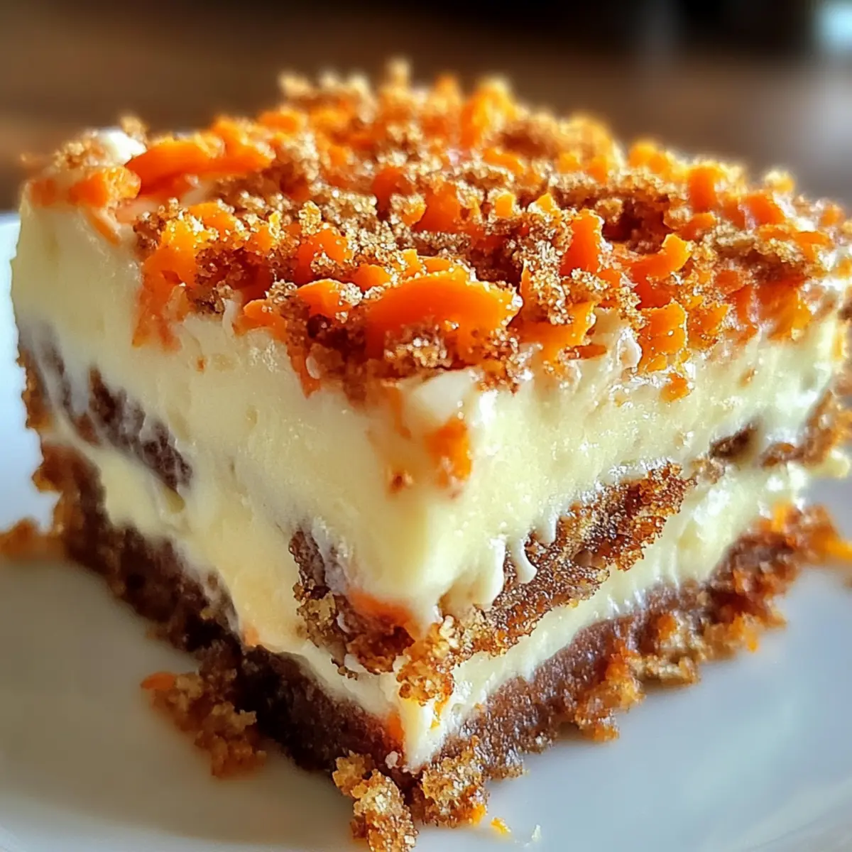 Karottenkuchen Frischkäse Riegel leicht gemacht