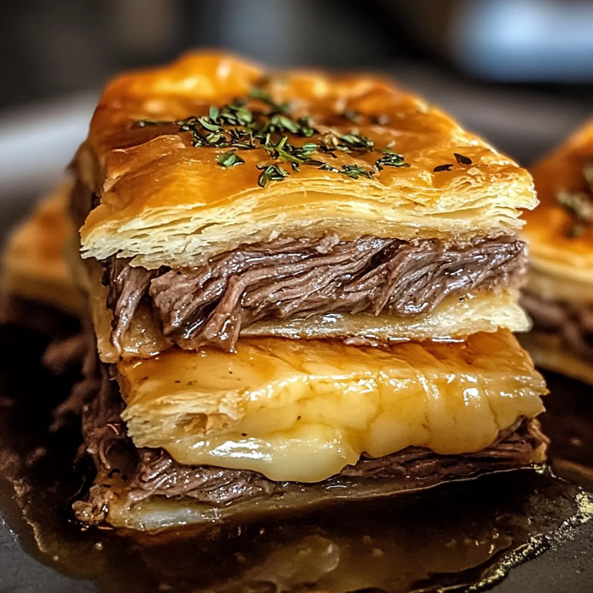 Französische Dip-Quadrate für die perfekte Party