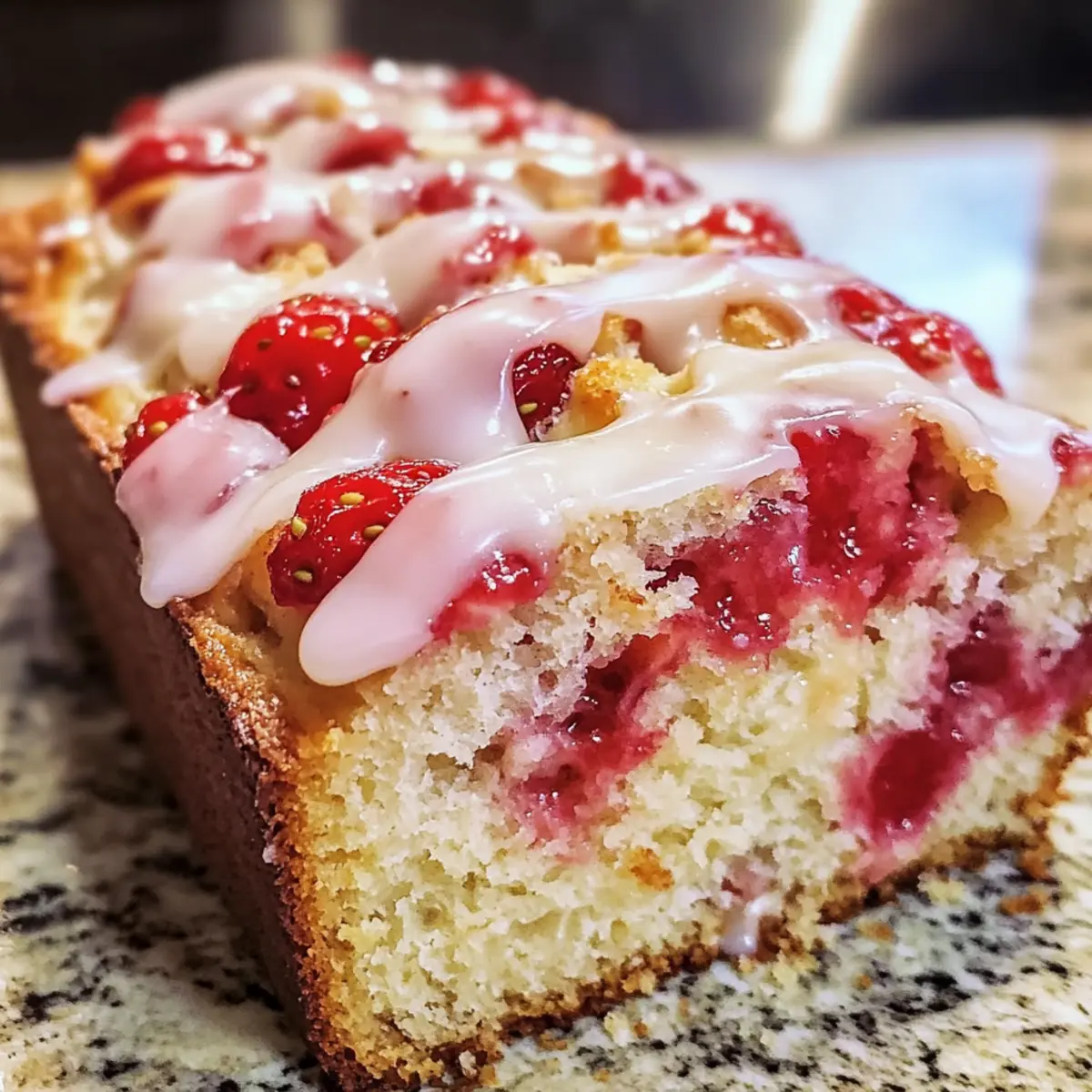 Glasierte Erdbeerbrotn für Perfekten Genuss