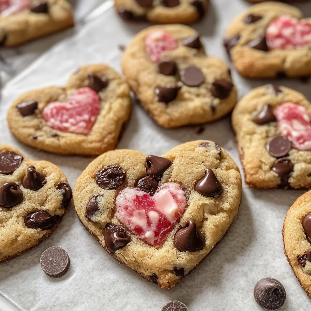Herzförmige Schokoladenkekse in nur 30 Minuten