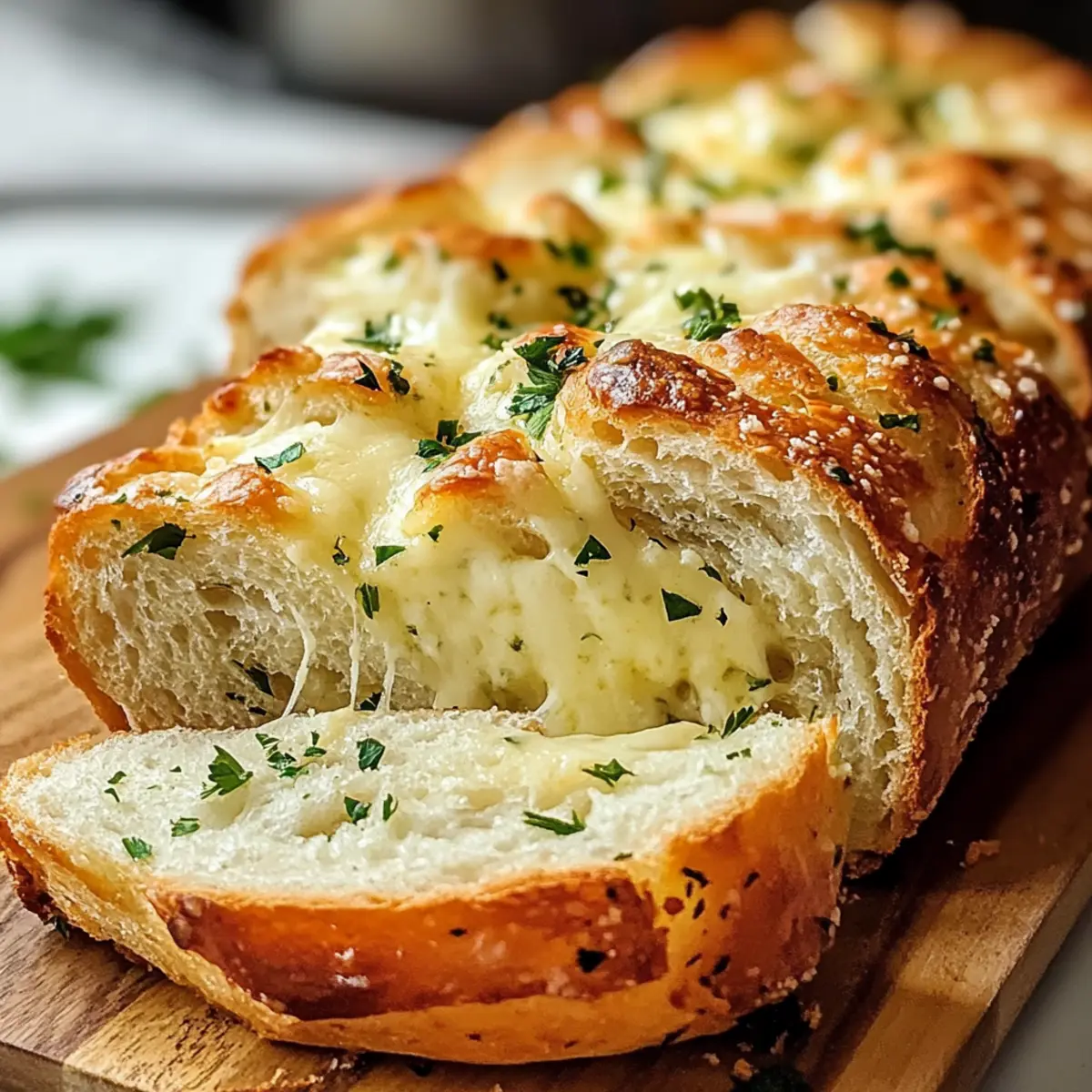 Italienisches Kräuter- und Käsebrot leicht gemacht