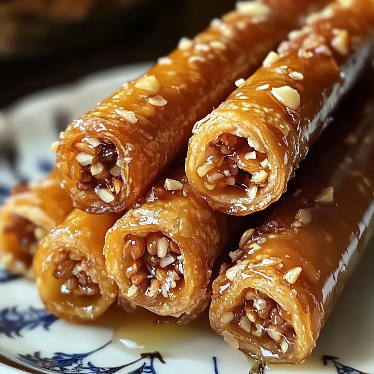 Marokkanische Honig-Mandel-Zigarren selbst gemacht