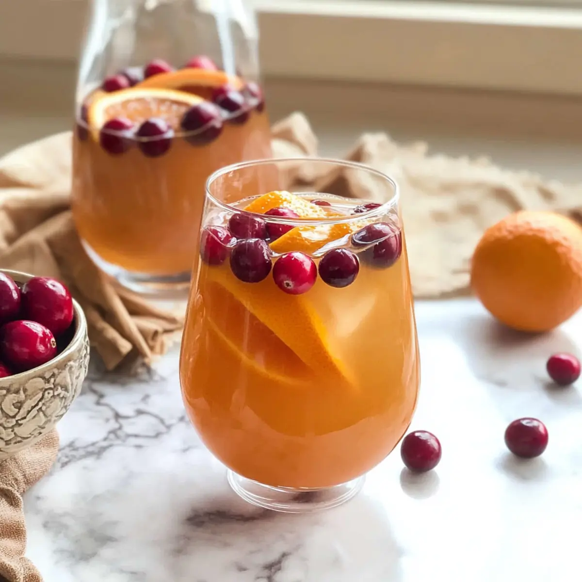 Orangen-Cranberry-Tee Rezept für die Feiertage
