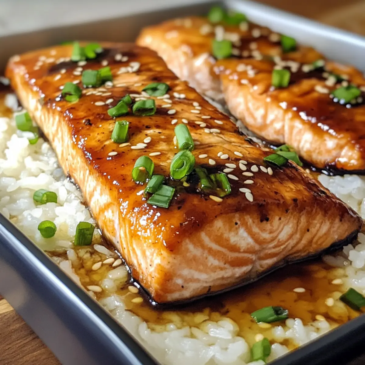 Orangen-Teriaki-Lachs mit himmlischem Geschmack