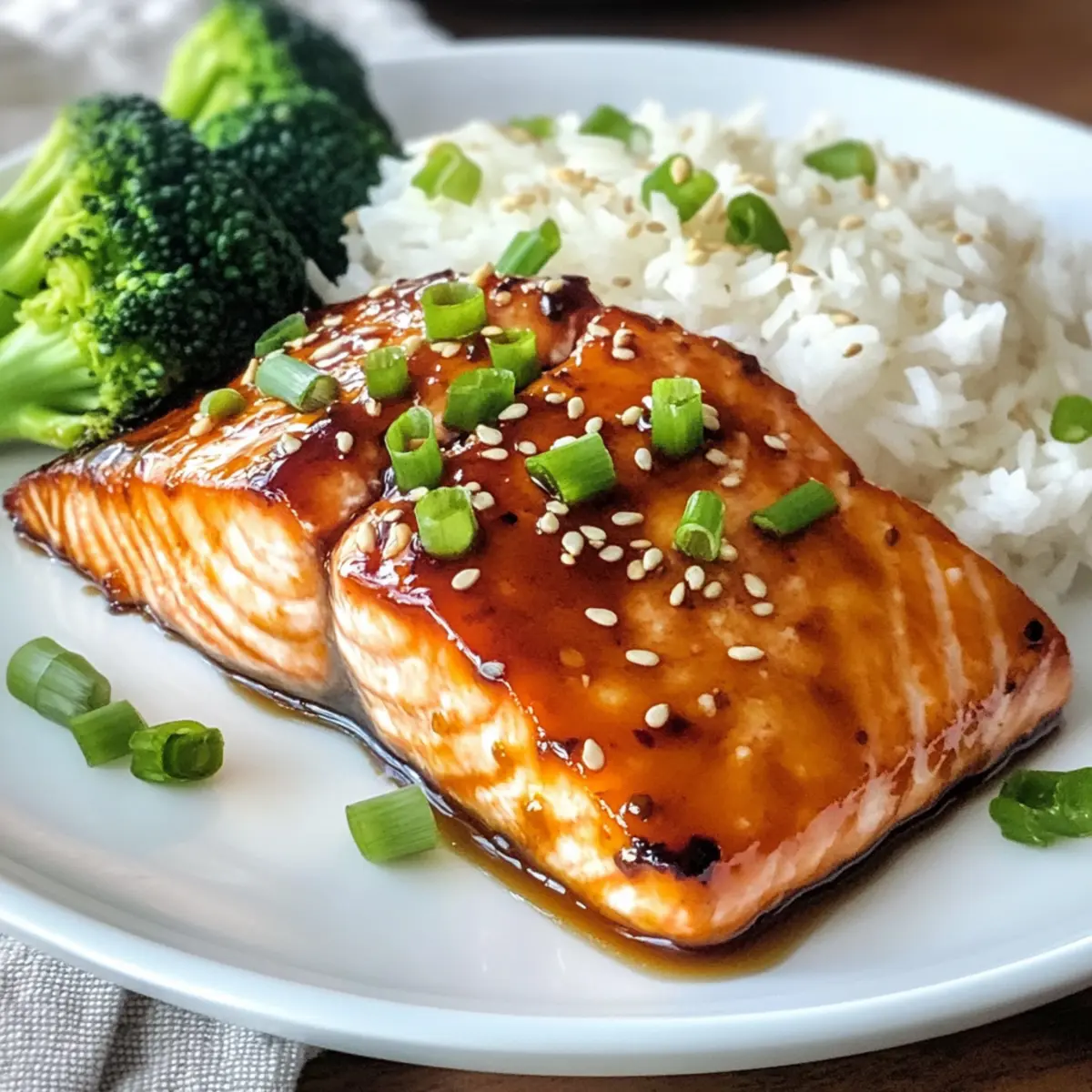 Orangen-Teriyaki-Lachs schnell und einfach zubereitet