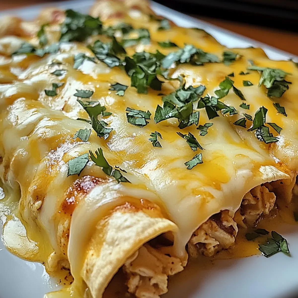 Käse-Hähnchen-Enchiladas für die ganze Familie