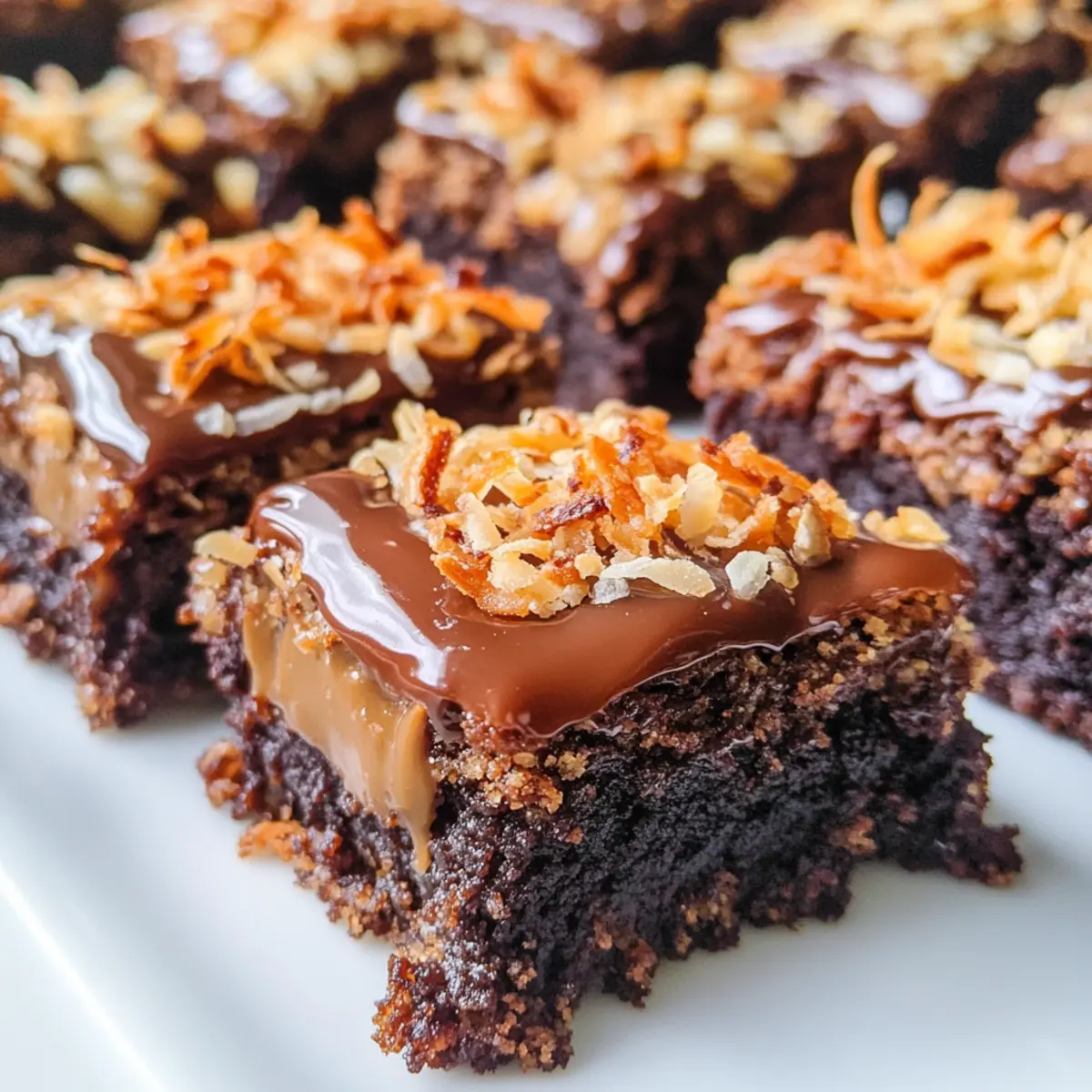 Samoa Brownies: Ein süßes Geschmackserlebnis